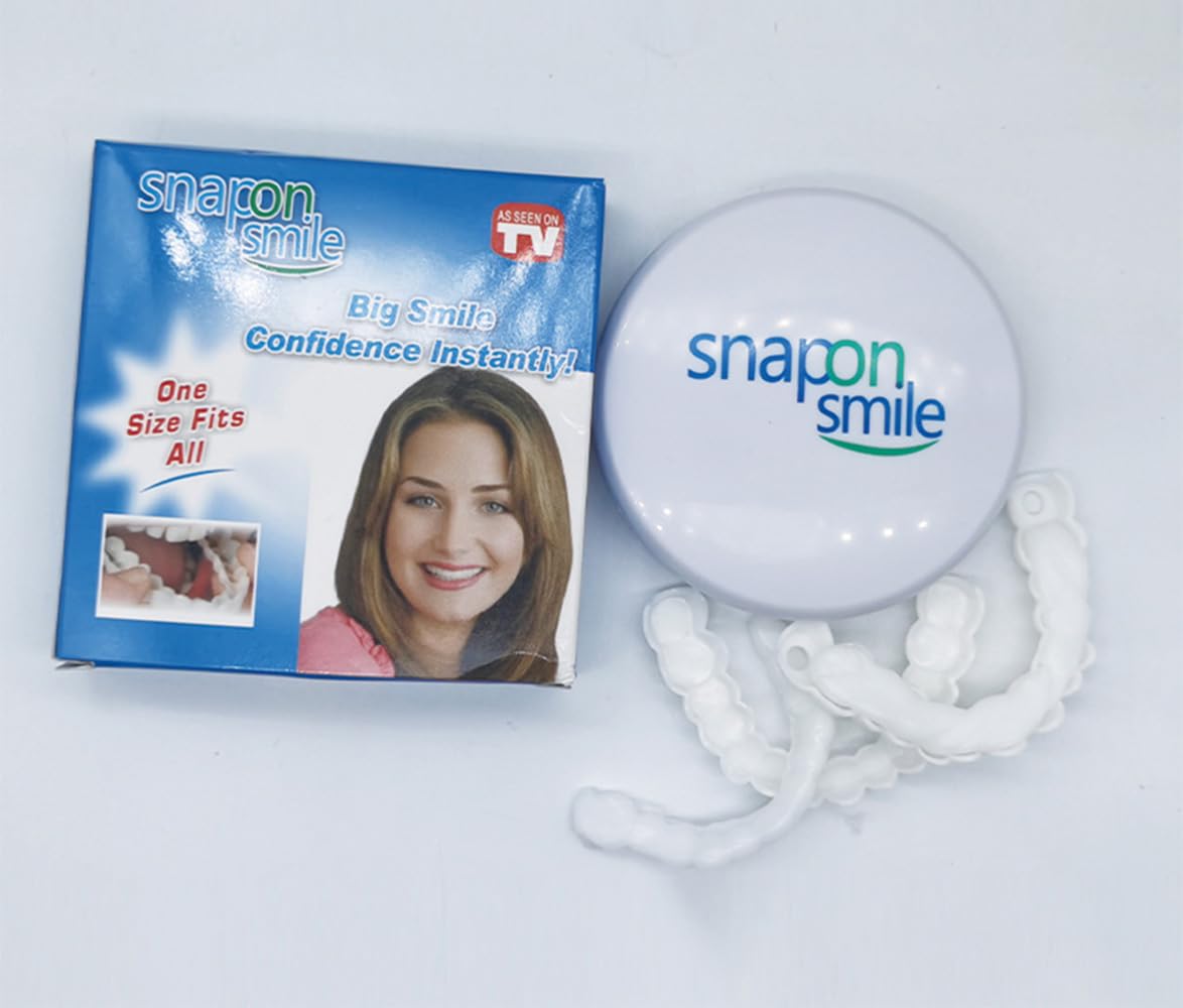 Snap-On smile for Beautiful Smiles Temporary Comfort Fit Whitening Instant Transformation for Men &amp; Women